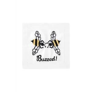 NEW AUGUST MORGAN cotton cocktail napkins in buzzed